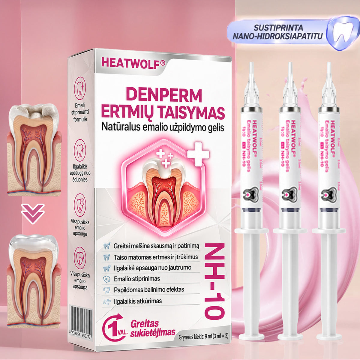 ⭐👨‍⚕️🦷𝐇𝐄𝐀𝐓𝐖𝐎𝐋𝐅® 𝐃𝐞𝐧𝐏𝐞𝐫𝐦 – 𝐓𝐞𝐫𝐦é𝐬𝐳𝐞𝐭𝐞𝐬 𝐟𝐨𝐠𝐳𝐨𝐦á𝐧𝐜-𝐭ö𝐥𝐭ő 𝐠é𝐥 𝐚 𝐟𝐨𝐠𝐬𝐳𝐮𝐯𝐚𝐬𝐨𝐝á𝐬 𝐡𝐞𝐥𝐲𝐫𝐞á𝐥𝐥í𝐭á𝐬á𝐫𝐚🐟5️⃣