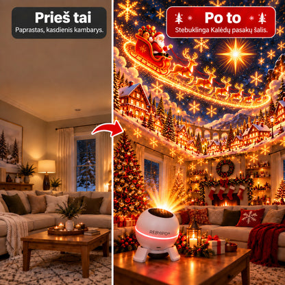 REBYIPO®🎄🎅🎁 Magiškos Kalėdų švieselės ✨ Įžiebkite šventės magiją🐟2️⃣