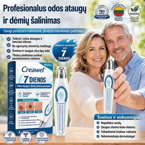 🌾 Oficialus „Creawel®“ 7 dienų odos auglių ir dėmių trintukas (be skausmo, be pėdsakų roll-on)🖋️🌕