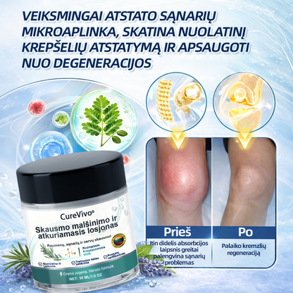 CureVivo® Skausmo malšinimo ir atstatymo losjonas🌵