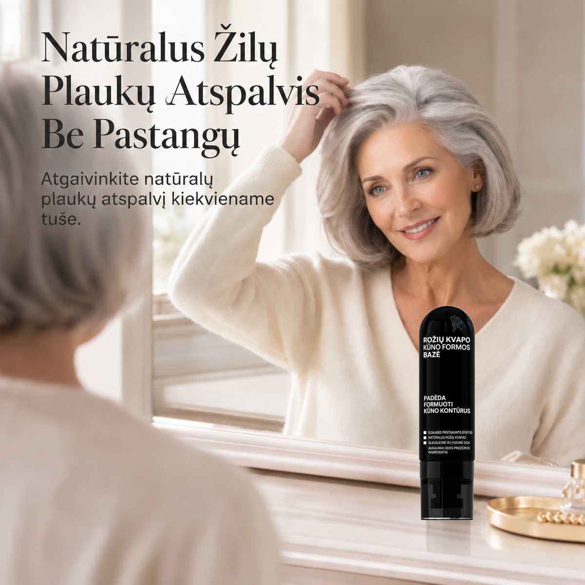 👸 GarageLine® Persikų Kvapo Plaukų Apimties ir Fiksavimo Purškiklis