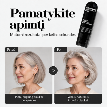 👸 GarageLine® Persikų Kvapo Plaukų Apimties ir Fiksavimo Purškiklis