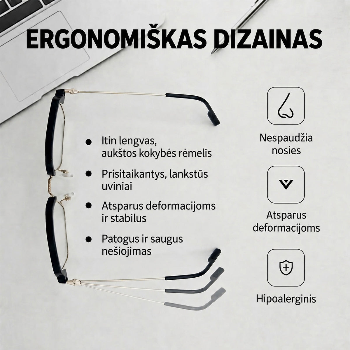 Vasaros išpardavimas🔥Paskutinės dienos akcija: 60% nuolaida 👓 Oneswear® ✨ Savaime prisitaikantys HD skaitymo akiniai🐟2️⃣4️⃣