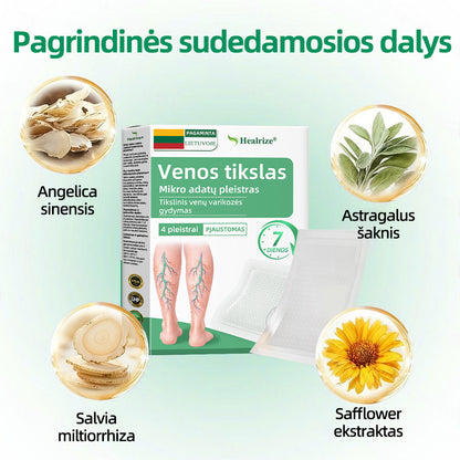 🇱🇹👨‍⚕️✅Healrize® VeinTarget mikroadatų pleistras⚡Nedelsiant palengvėja, ilgalaikiai rezultatai🪗