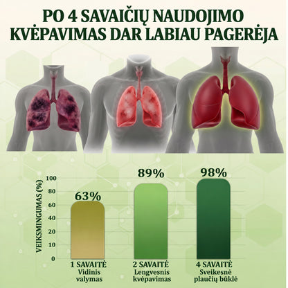 🎾 【Oficiali internetinė parduotuvė】Healrize® Vaistažolių gysločio plaučius valantis ir kvėpavimą lengvinantis inhaliatorius 🌿 (Kosulio malšinimas, gleivių skiedimas, dusulys ir rūkalių plaučių priežiūra) 🚚 Yra sandėlyje
