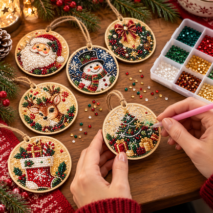 Kalėdinių DIY papuošimų gaminimas